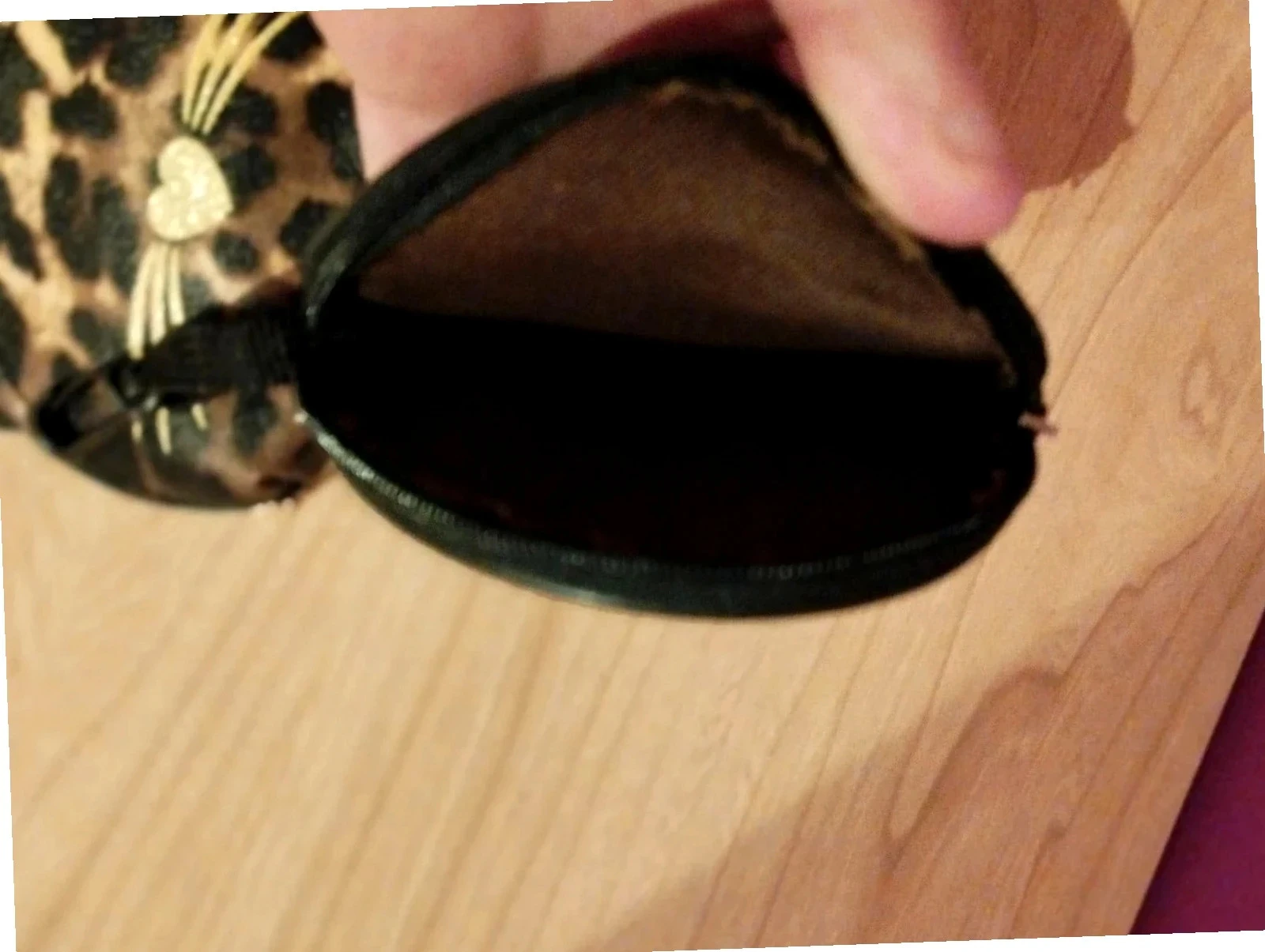 Pochette tigrée ronde. Neuve – photo 4